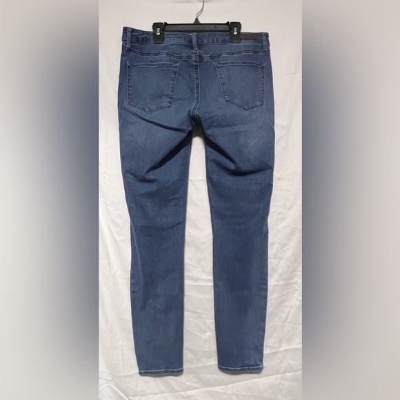 Articles Of Society High Rise Blue Jeans Denim Classic Straight Leg - Picture 6 of 14